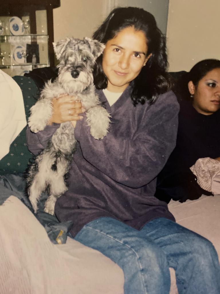 Mi Mustis de cachorro y yo